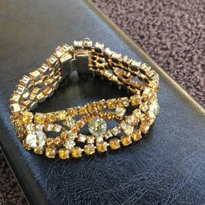 Vintage Rhinestone Bracelet